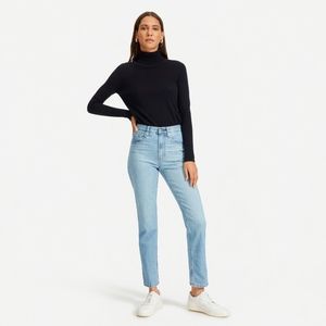 Everlane Cheeky Straight Jean, Sky Blue
